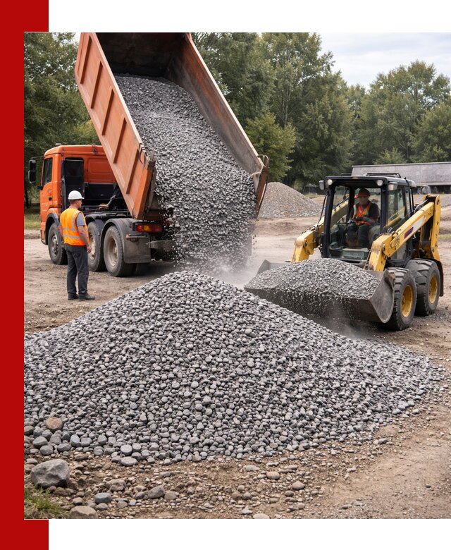 Купить гранитный щебень фракции 5–10 в Старой Руссе с доставкой