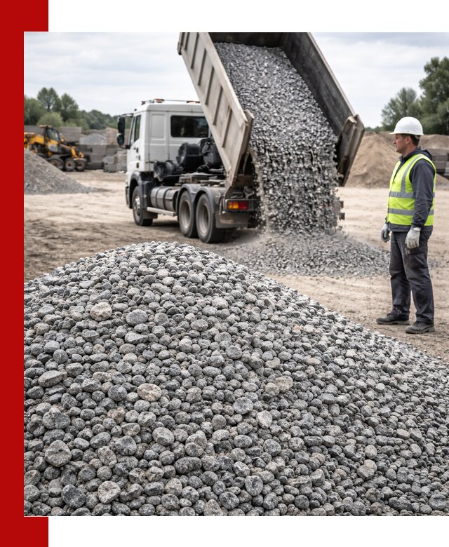 Доставка и продажа гранитного щебня фракции 5-20 в Старой Руссе