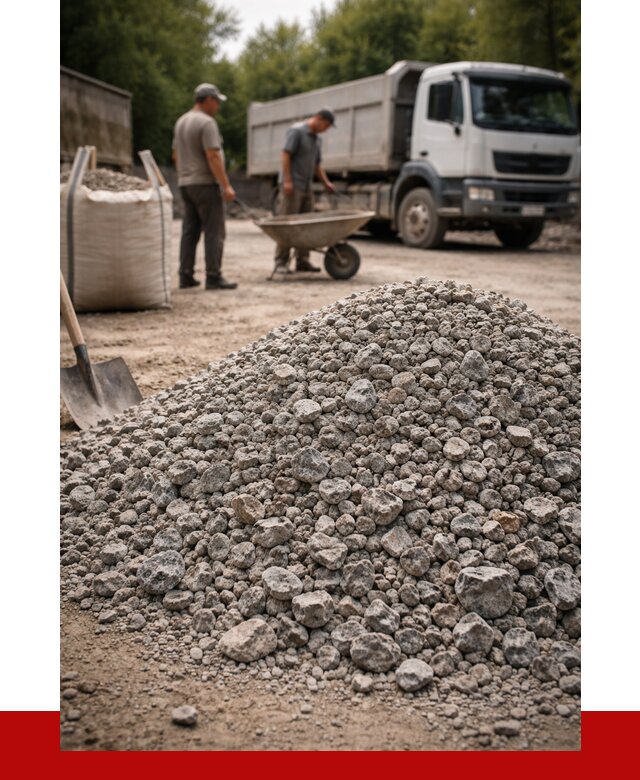 Гранитный щебень фракция 20-40 в Старой Руссе от 3261 руб. ПРОНЕРУДСрс