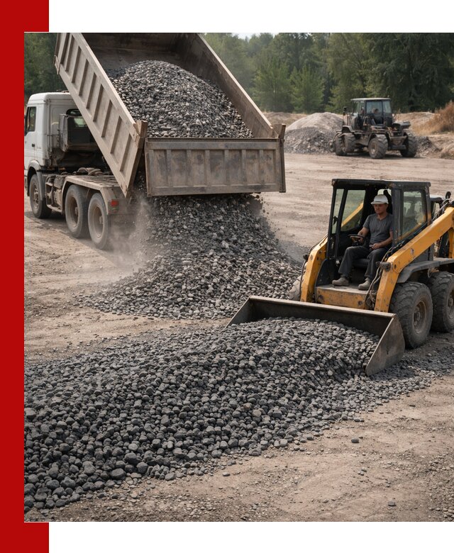 Гранитный щебень фракция 40-70 с доставкой в Старой Руссе