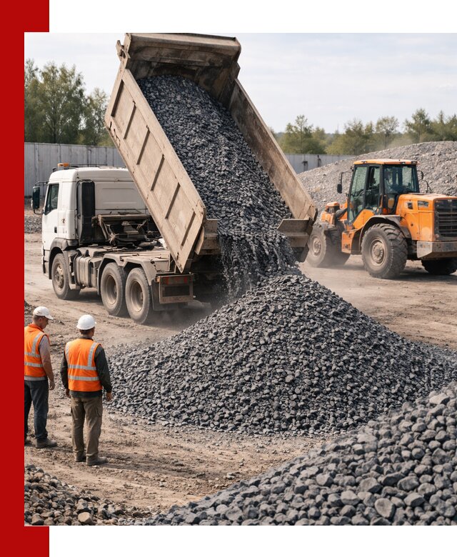 Доставка и продажа щебня габбро-диабаза в Старой Руссе