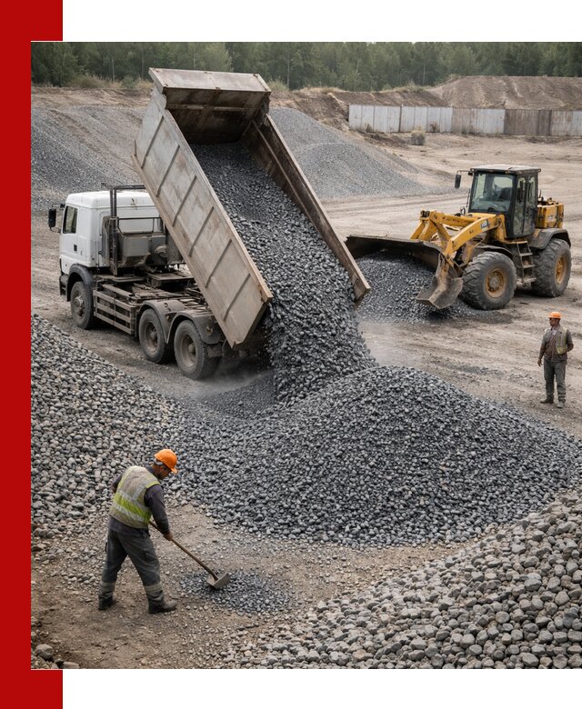 Щебень габбро-диабаз фр. 5-20 с доставкой в Старой Руссе