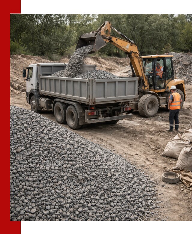 Доставка гравийного щебня в Старой Руссе оптом и в розницу