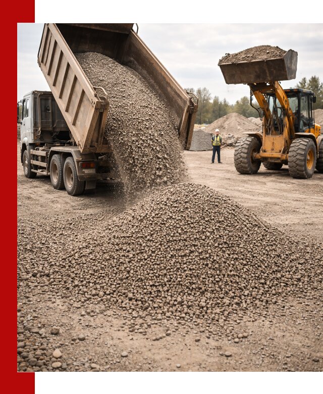 Гравийный щебень фракция 3–10 с доставкой в Старой Руссе