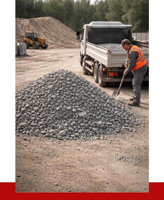 Гравийный щебень фракция 5-10 в Старой Руссе от 2242 р. | ПРОНЕРУДСрс
