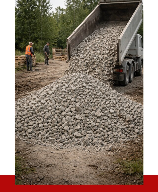 гравийный щебень фракция 70-120 в Старой Руссе от 2497 р. ПРОНЕРУДСрс