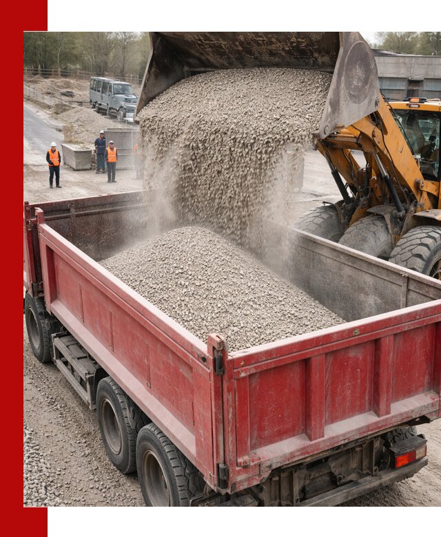 Купить известняковый щебень фракции 0-5 с доставкой в Старой Руссе