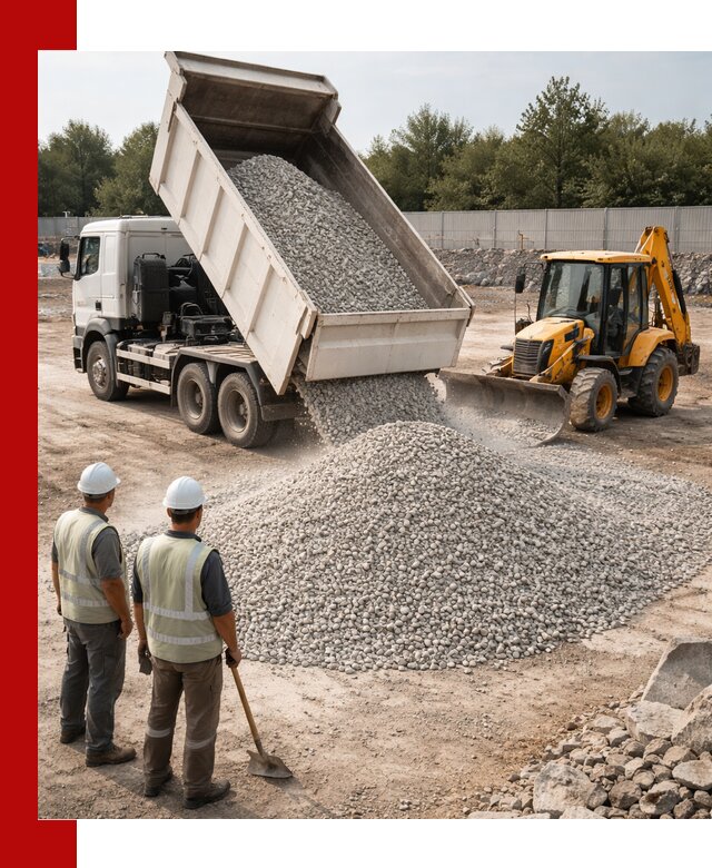 Купить известняковый щебень фракции 5–10 мм с доставкой в Старой Руссе
