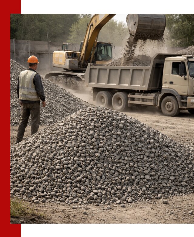 Шлаковый щебень фракция 5-20 с доставкой в Старой Руссе