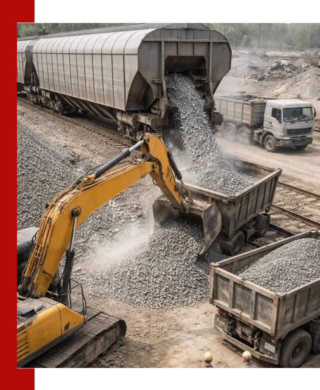 Доставка железнодорожного щебня в Старой Руссе крупными партиями быстрого отгруза