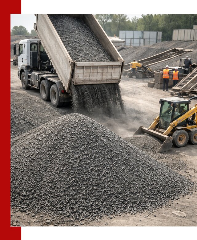 Вторичный щебень фракция 0–5 с доставкой в Старой Руссе