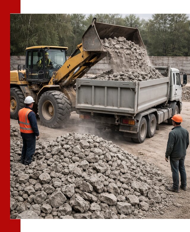 Вторичный щебень фракция 70–150 в Старой Руссе с доставкой