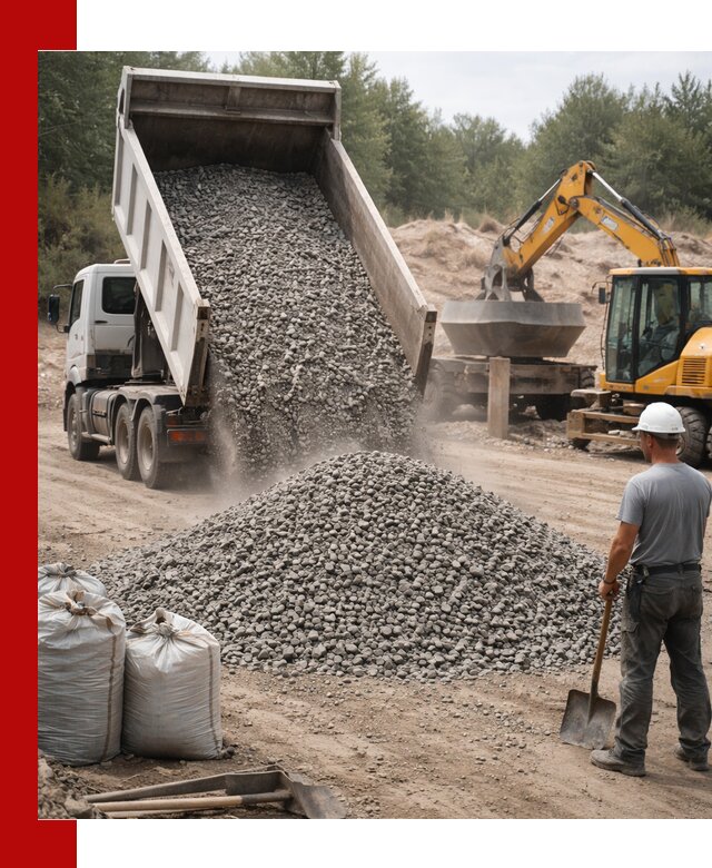 Доставка и продажа бетонного щебня в Старой Руссе