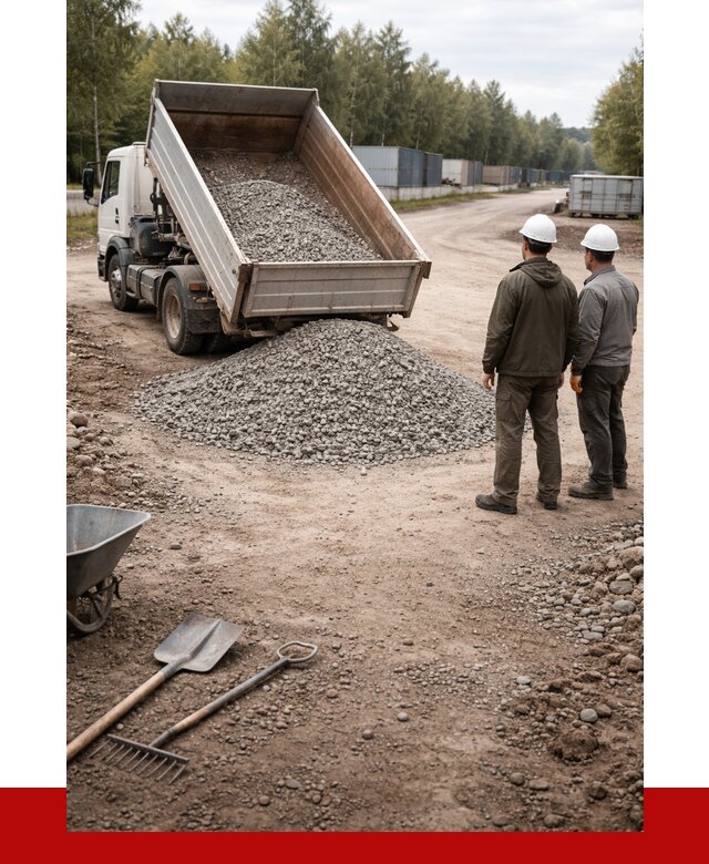 Бетонный щебень фракция 5-20 в Старой Руссе от 3261 р., ПРОНЕРУДСрс