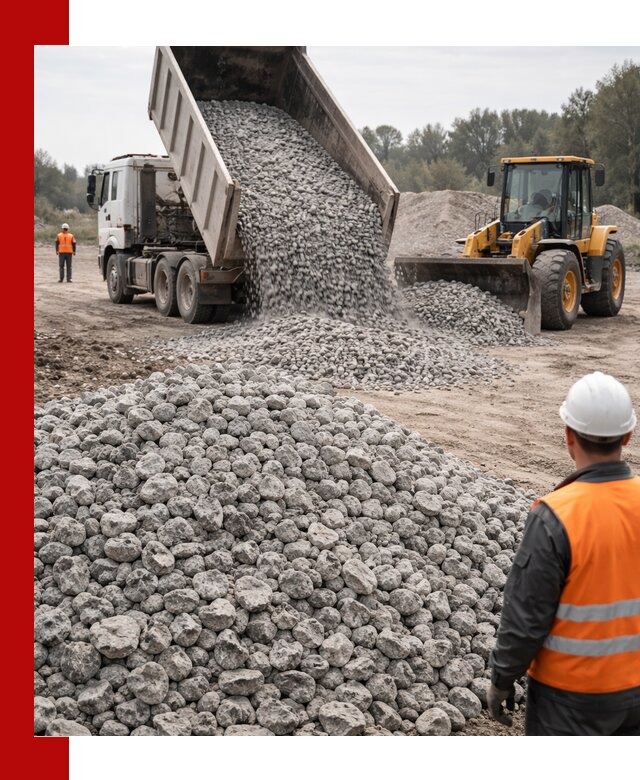 Доставка бетонного щебня фракции 20-40 в Старой Руссе