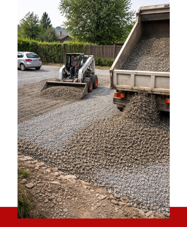 Щебень для парковки в Старой Руссе с доставкой от 1223 р.| ПРОНЕРУДСрс