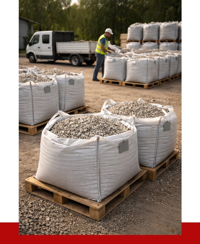 Щебень в мешках с доставкой в Старой Руссе от 4280 р. | ПРОНЕРУДСрс