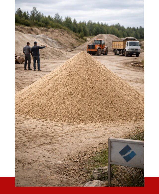 Карьерный песок навалом в Старой Руссе от 1834 р. | ПРОНЕРУДСрс