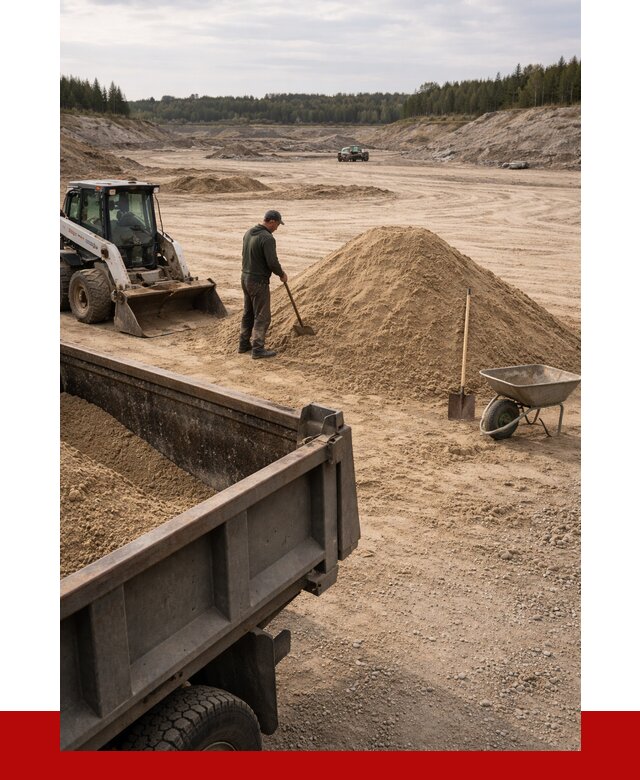 Карьерный песок среднезернистый в Старой Руссе, от 2242 р. ПРОНЕРУДСрс
