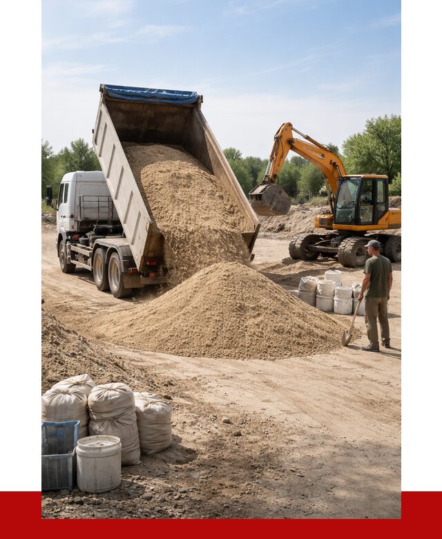Купить речной песок в Старой Руссе от 1223 р. за куб | ПРОНЕРУДСрс