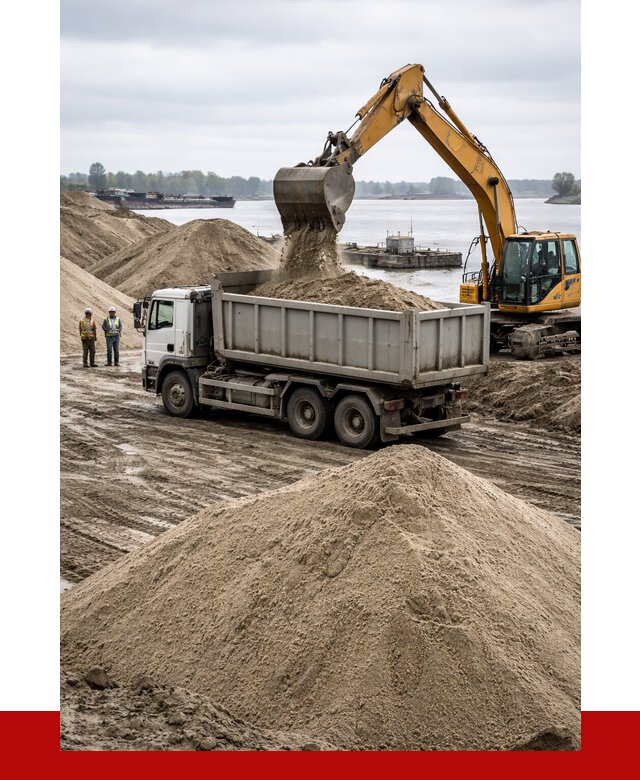 Купить речной песок навалом в Старой Руссе от 1834 р., ПРОНЕРУДСрс