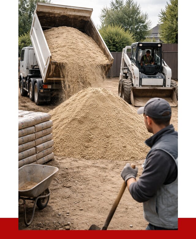 Мытый речной песок с доставкой в Старой Руссе от 1478 р. | ПРОНЕРУДСрс