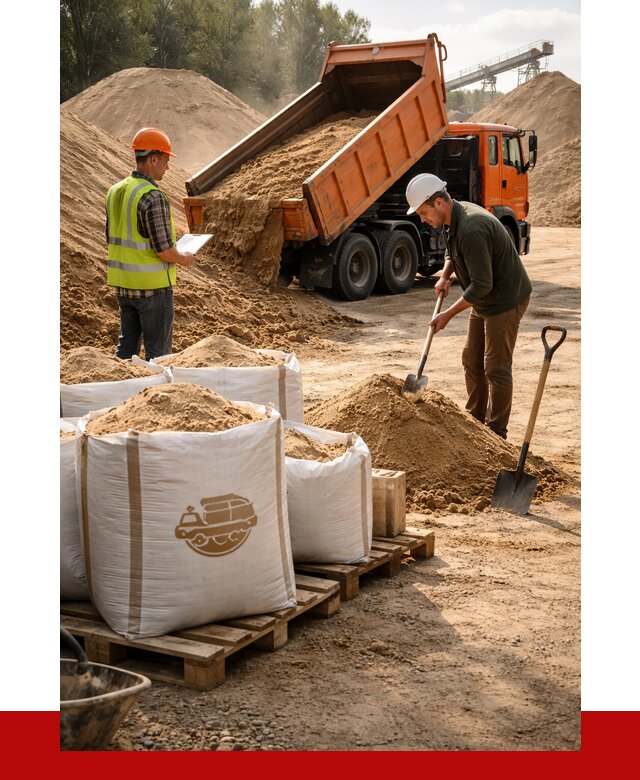 Строительный песок в Старой Руссе от 2242 р. с доставкой, ПРОНЕРУДСрс