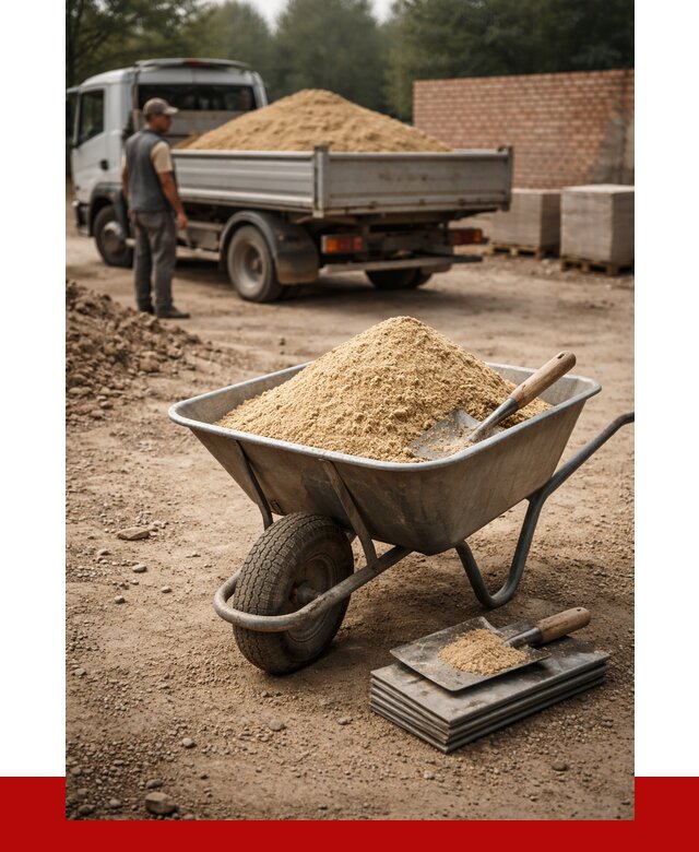 Песок для кладки в Старой Руссе с доставкой от 2242 р. | ПРОНЕРУДСрс