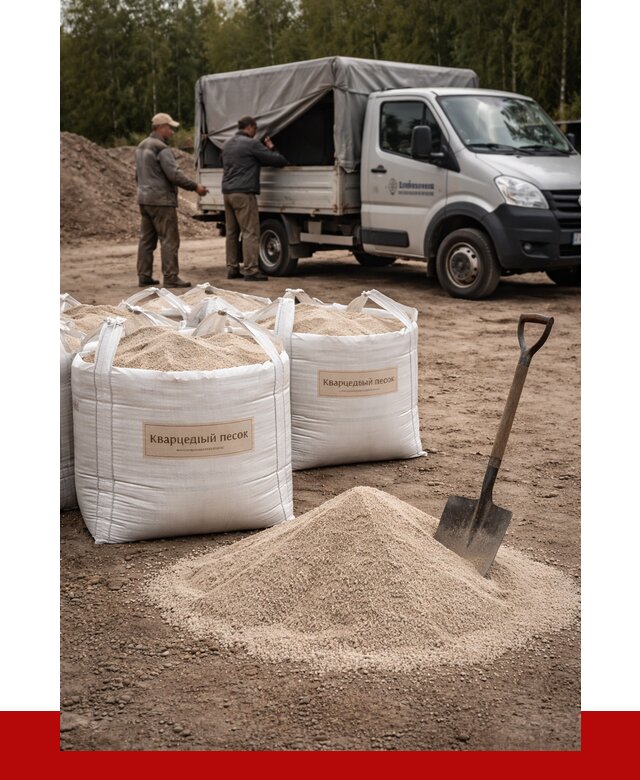 Кварцевый песок для пескоструя в Старой Руссе от 4586 р. | ПРОНЕРУДСрс