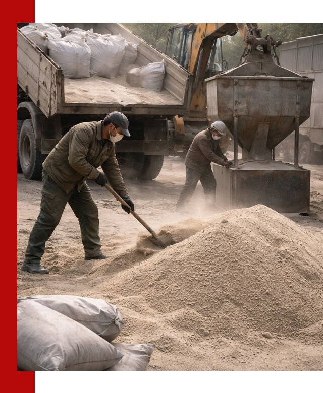 Кварцевый песок для пескоструя в Старой Руссе — доставка и качество