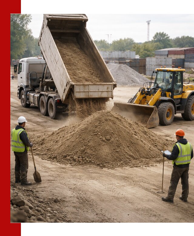 Доставка и продажа пескогрунта оптом и в розницу в Старой Руссе