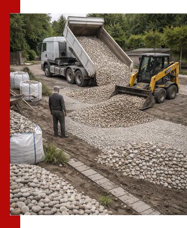 Доставка морской гальки оптом и в розницу в Старой Руссе