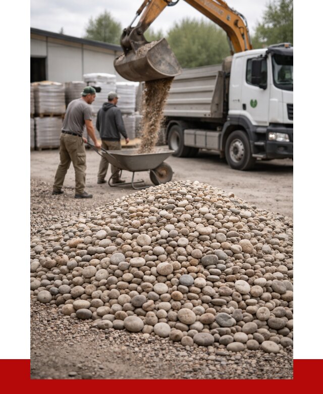 Галька декоративная в Старой Руссе от 3261 р. за куб | ПРОНЕРУДСрс