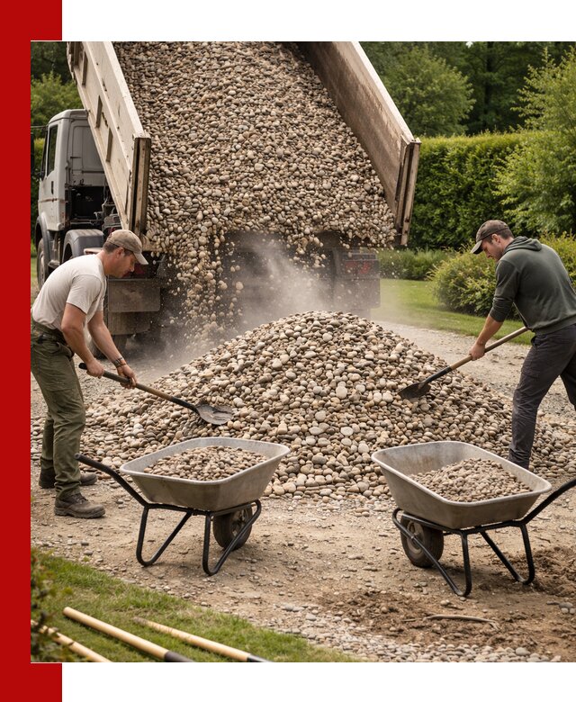 Доставка и продажа декоративной гальки в Старой Руссе