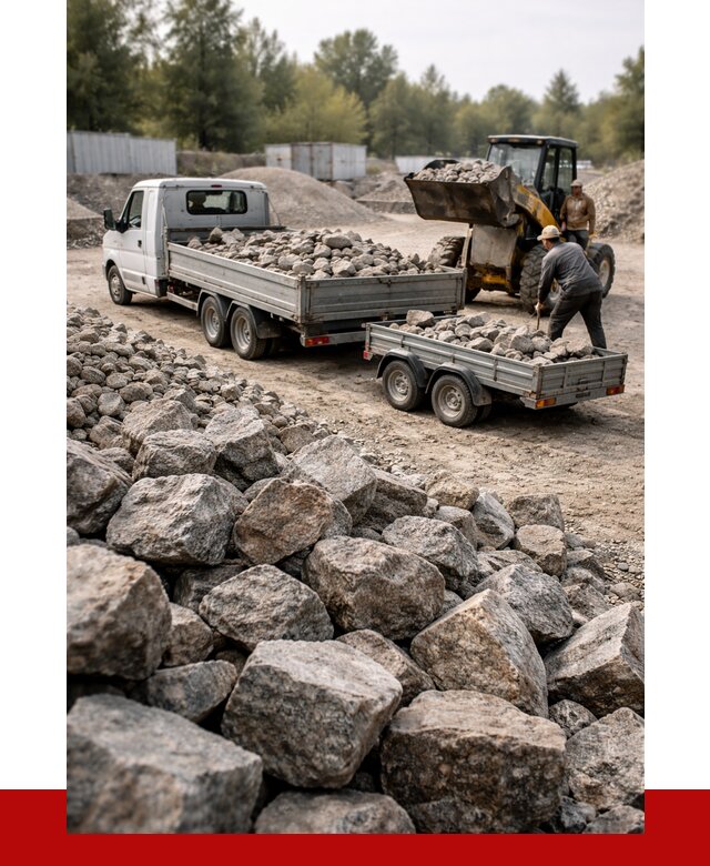 Купить бутовый камень гранитный в Старой Руссе от 2853 р. | ПРОНЕРУДСрс