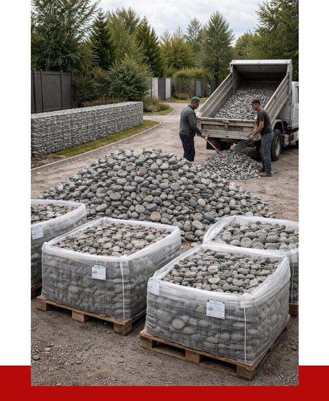 Камень для габионов в Старой Руссе от 4280 р. за куб | ПРОНЕРУДСрс