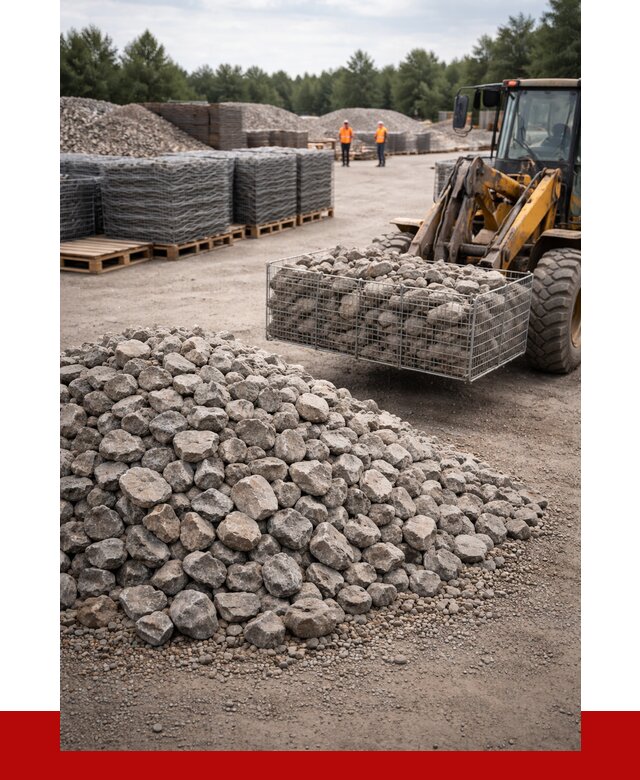 Камень для габионов фракция 70-150 в Старой Руссе от 4280 р. | ПРОНЕРУДСрс