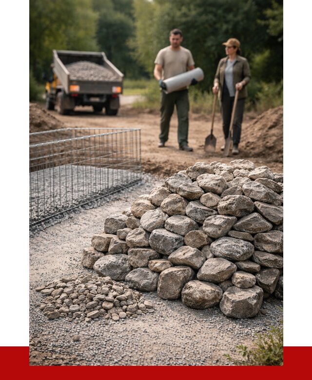 Камень для габионов фракция 100-200 в Старой Руссе от 4891 р. | ПРОНЕРУДСрс