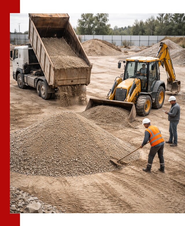 Поставка и доставка ПГС С4 в мешках и самосвалах в Старой Руссе