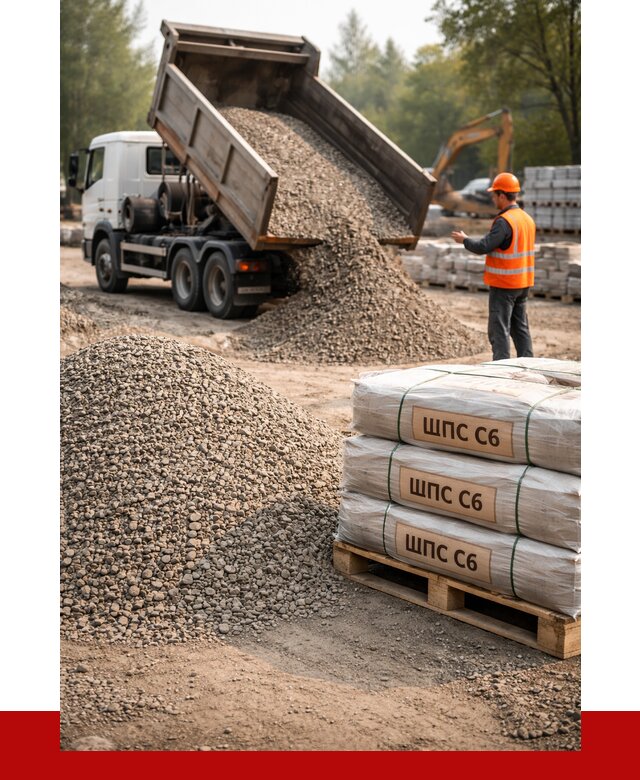 ЩПС С6 в Старой Руссе с доставкой от 2242 р. за куб | ПРОНЕРУДСрс