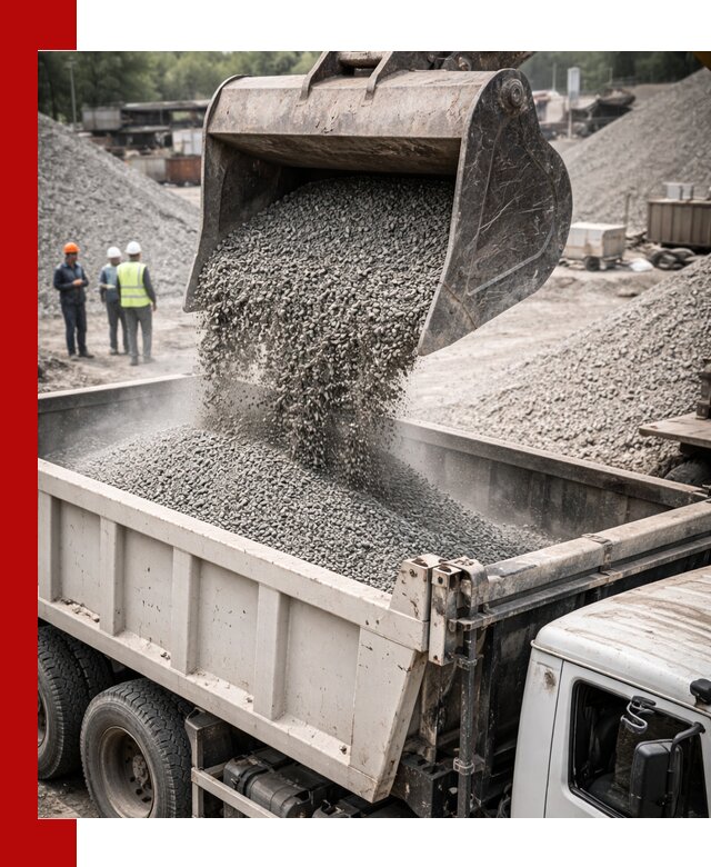 Отсев и крошка для строительства и дорожных работ в Старой Руссе