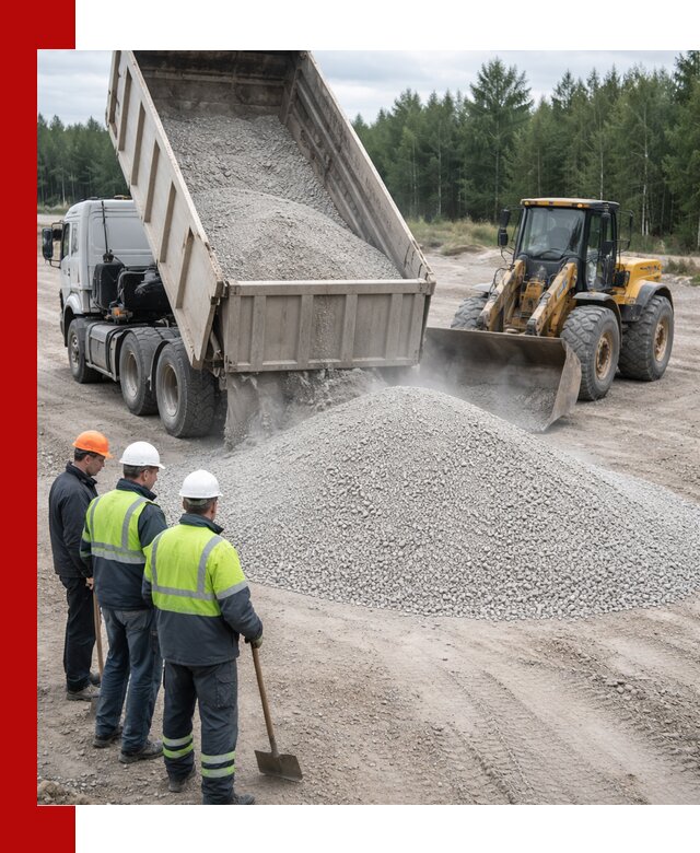 Известняковый отсев 0-5 доставка в Старой Руссе быстро и выгодно