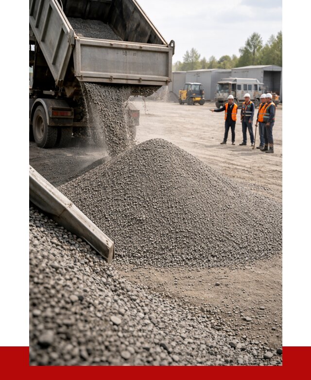 Гравийный отсев 0-5 в Старой Руссе от 1223 р. с доставкой | ПРОНЕРУДСрс