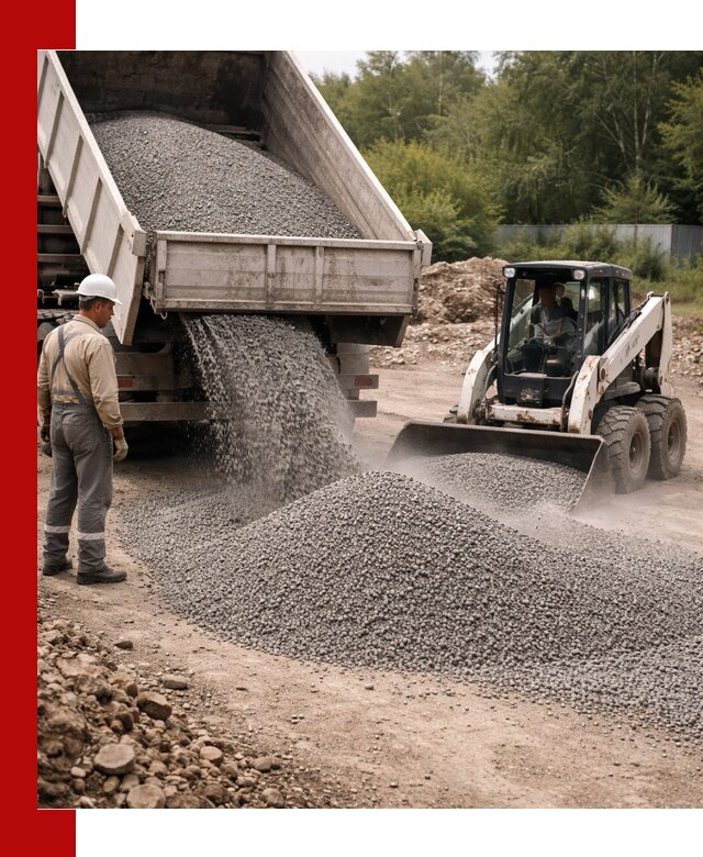 Доставка гравийного отсева 0-5 в Старой Руссе оптом и в розницу