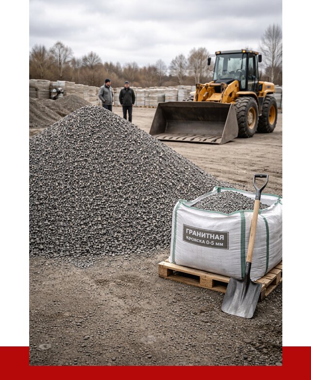 Купить гранитную крошку в Старой Руссе от 4891 р. с доставкой | ПРОНЕРУДСрс