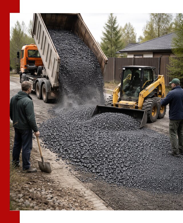 Крошка габбро с доставкой в Старой Руссе для строительных работ