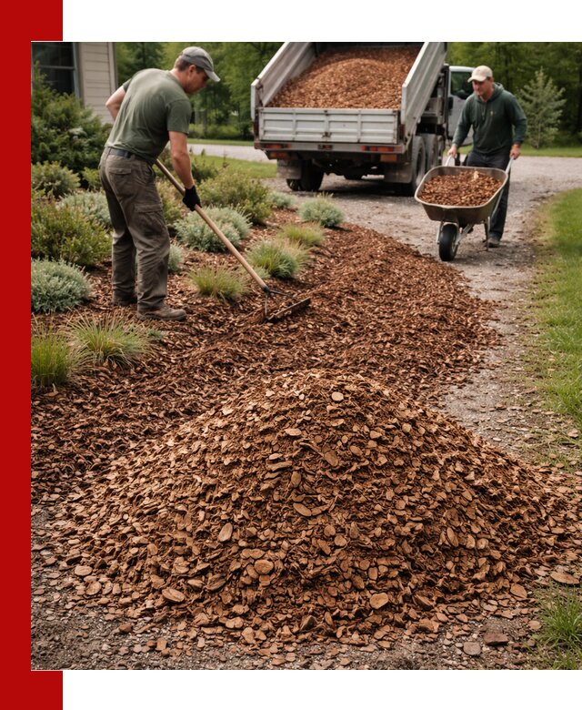 Крошка для мульчирования с доставкой в Старой Руссе