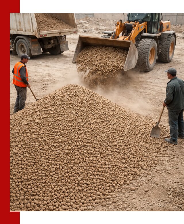 Керамзит фракция 10-20 с доставкой в Старой Руссе