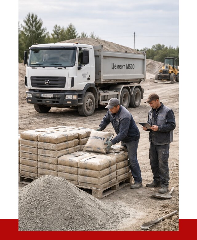 Купить цемент м500 с доставкой в Старой Руссе от 5299 р. | ПРОНЕРУДСрс