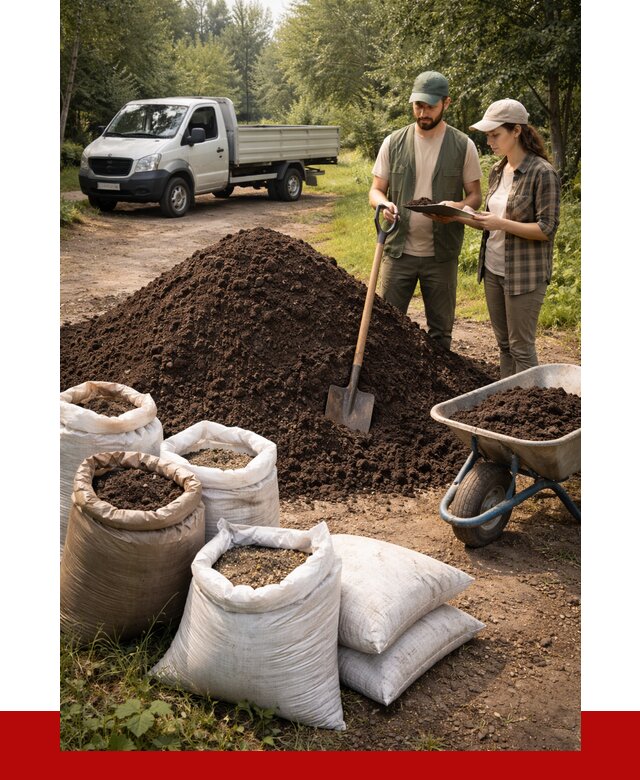 Купить грунт с доставкой в Старой Руссе от 4586 р. за м3 | ПРОНЕРУДСрс